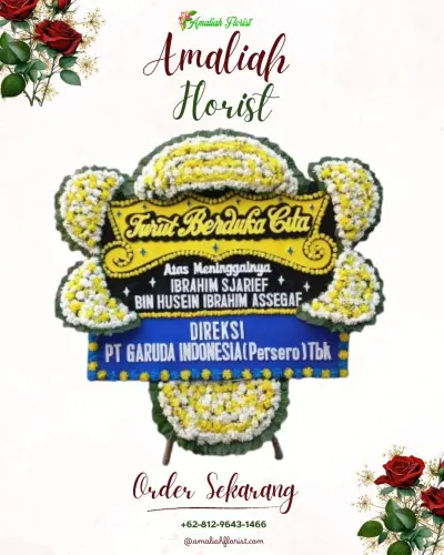 Papan Bunga Duka di Pamarican